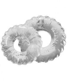 Oxballs Truckt Cock &amp; Ball Ring Clear 2 Pack