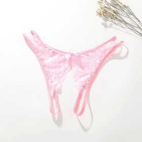 Women's lace  panties (Option: Pink-L)