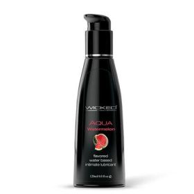 Wicked Aqua Flavored Lubricant Watermelon 4oz (SKU: WIC046)